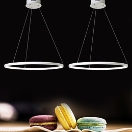 Luminária pendente design moderno anel de alta qualidade