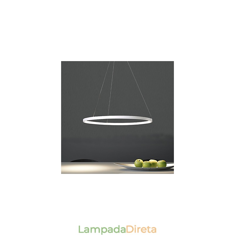 Luminária pendente design moderno anel de alta qualidade