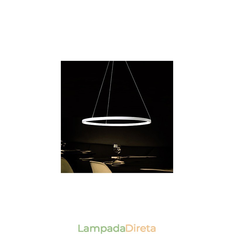 Luminária pendente design moderno anel de alta qualidade