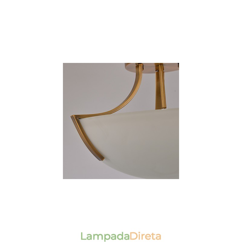 Luminária pendente de metal estilo vintage rústico lodge mini pintura
