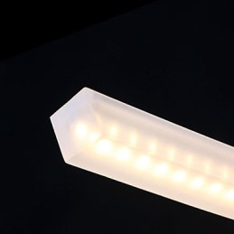 Luminária pendente moderna e contemporânea cromada