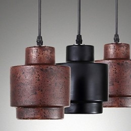 Edison Vintage Industrial Lighting Luminária de suspensão de cerâmica Luminária de suspensão para decoração de casa