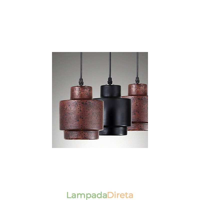 Edison Vintage Industrial Lighting Luminária de suspensão de cerâmica Luminária de suspensão para decoração de casa
