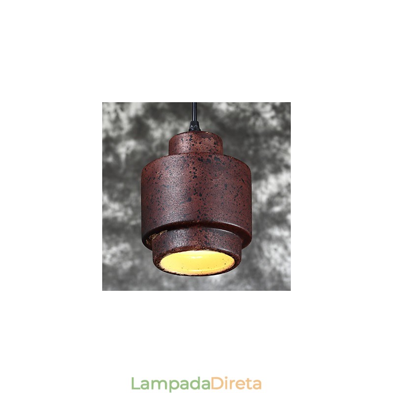 Edison Vintage Industrial Lighting Luminária de suspensão de cerâmica Luminária de suspensão para decoração de casa