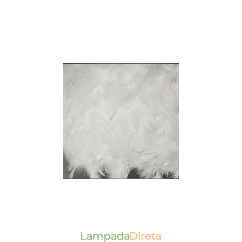 Lustre de penas moderno de venda quente Dia Fashion Light