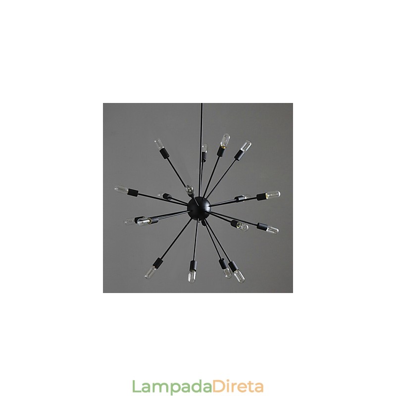 Luminária pendente loft industrial rústica chalé vintage retrô country jantar