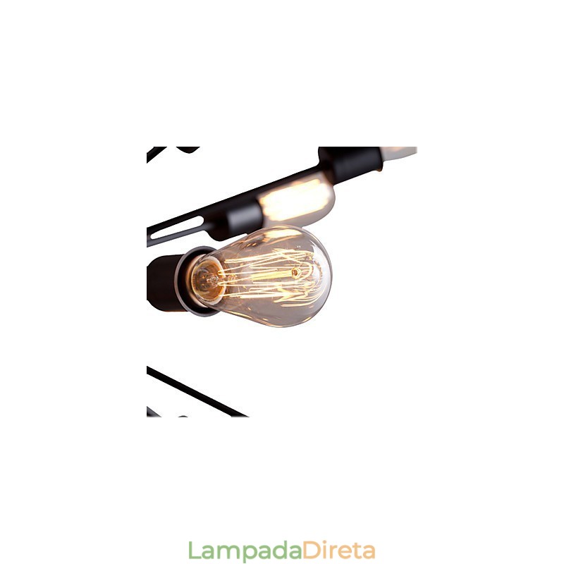 Luminária pendente loft industrial rústica chalé vintage retrô country jantar