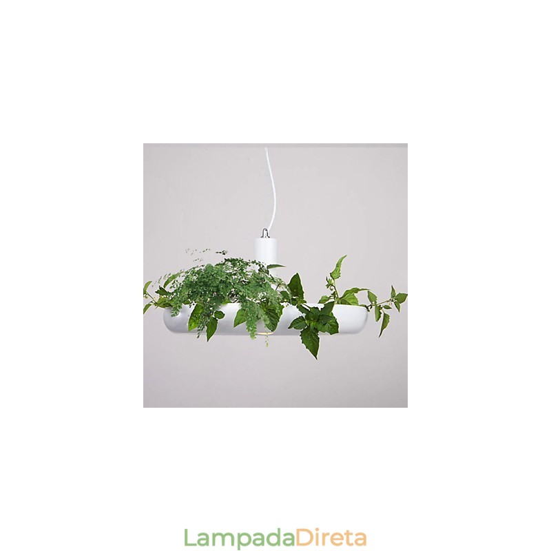 Droplight de alumínio Nordic Creative Contracted Sky Garden Lâmpadas e lanternas Luz Sem solo Planta