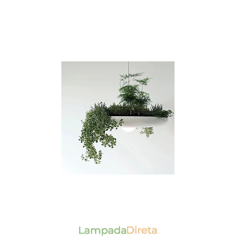 Droplight de alumínio Nordic Creative Contracted Sky Garden Lâmpadas e lanternas Luz Sem solo Planta
