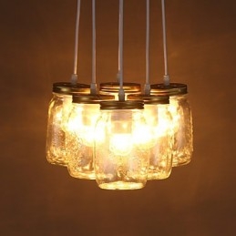 Garrafa de vidro criativa com desejos, doce, crianças, três lâmpadas droplight
