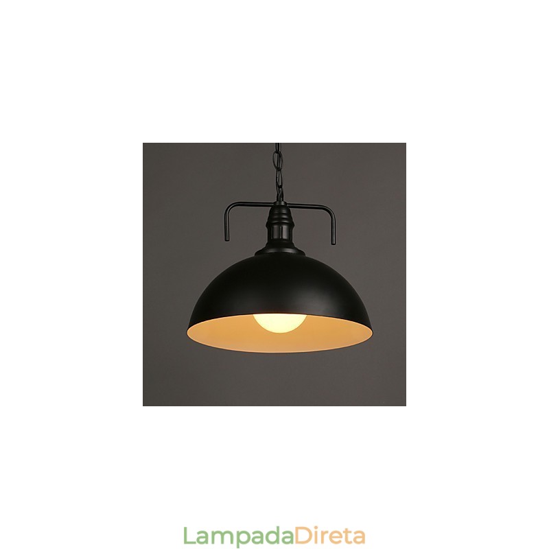 Nordic American Country Industrial Semicírculo Moda Ferro Forjado Cabeça Única Droplight