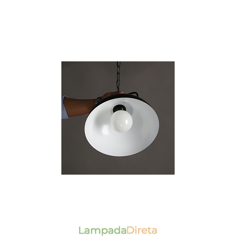Nordic American Country Industrial Semicírculo Moda Ferro Forjado Cabeça Única Droplight