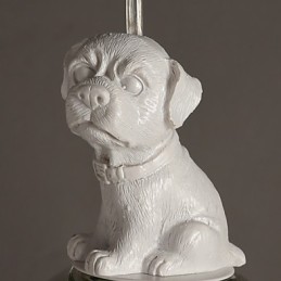 The Cartoon Dog Droplight Taipei Rural Glass Individualidade Criativa Pequena Lâmpada Droplight