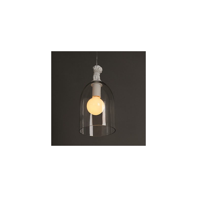 The Cartoon Dog Droplight Taipei Rural Glass Individualidade Criativa Pequena Lâmpada Droplight