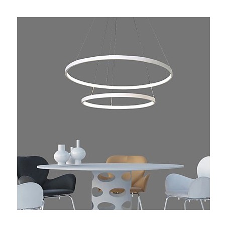 Luminária pendente design moderno alta qualidade dois anéis Luminária pendente design moderno alta qualidade dois anéis