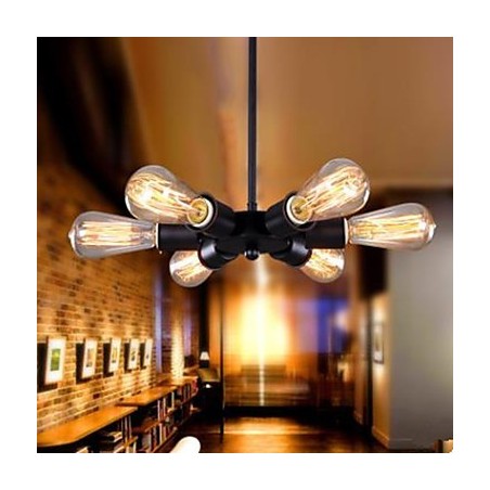 American Country Industrial Wind Seis Cabeças Roda Gigante Droplight American Country Industrial Wind Seis Cabeças Roda Gigante Droplight