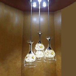 Luminárias pendentes modernas contemporâneas de vidro