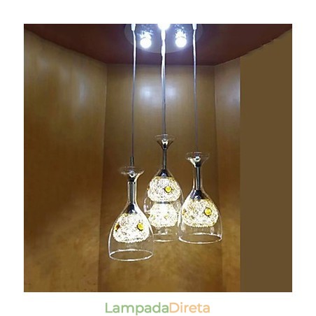 Luminárias pendentes modernas contemporâneas de vidro Luminárias pendentes modernas contemporâneas de vidro