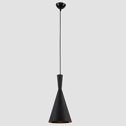 Luminária pendente de metal com pintura em estilo mini clássico tradicional