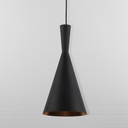 Luminária pendente de metal com pintura em estilo mini clássico tradicional