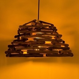 Retro Classic Luzes de teto de madeira Simples Luminárias pendentes Luminária pendente de café