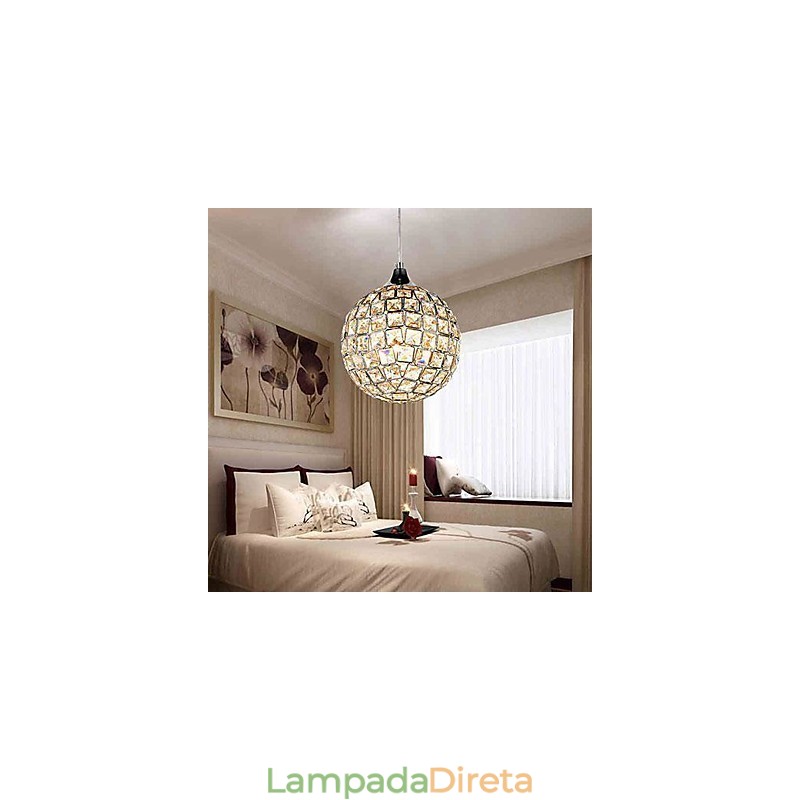 Luminárias pendentes 1 luz moderna simples artística