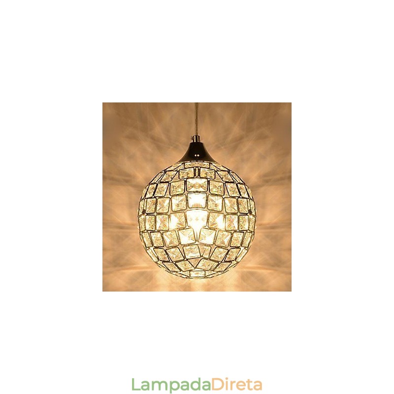 Luminárias pendentes 1 luz moderna simples artística