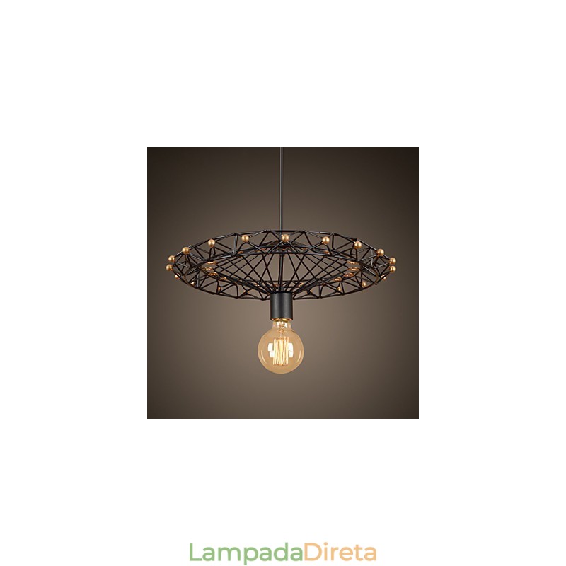Retro Classic Metal Ceiling Lights Simples Luminárias Pendentes Café Luminária Pendente