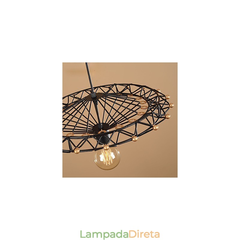 Retro Classic Metal Ceiling Lights Simples Luminárias Pendentes Café Luminária Pendente