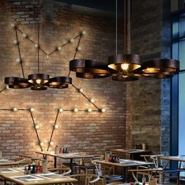 Retro Classic Metal Ceiling Lights Simples Luminárias Pendentes Café Luminária Pendente
