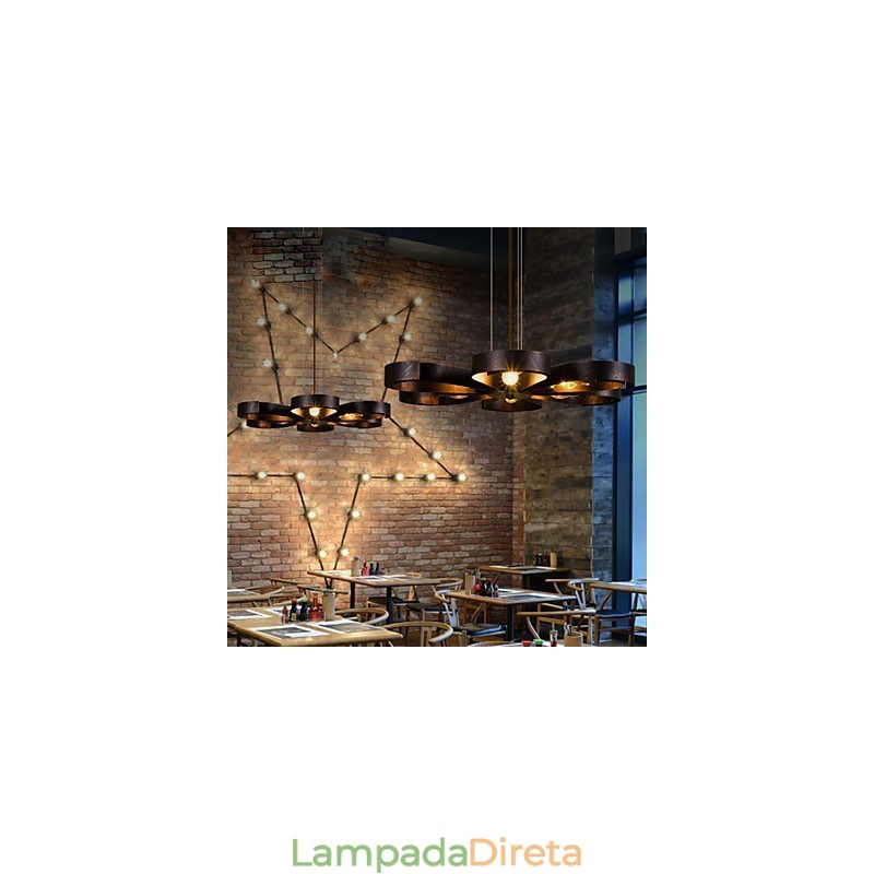 Retro Classic Metal Ceiling Lights Simples Luminárias Pendentes Café Luminária Pendente