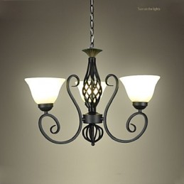 Jane The Chandelier é uma luminária decorativa de ferro forjado criativa estilo europeu