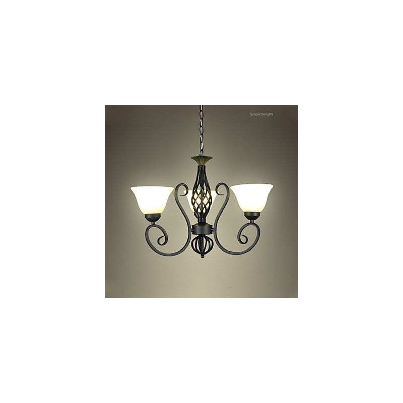 Jane The Chandelier é uma luminária decorativa de ferro forjado criativa estilo europeu