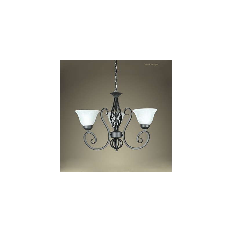 Jane The Chandelier é uma luminária decorativa de ferro forjado criativa estilo europeu