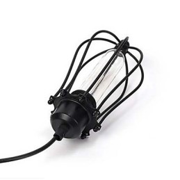 Pequenas gaiolas droplight Edison refeições luminária pendente de restauração nt maneiras luz lustre café
