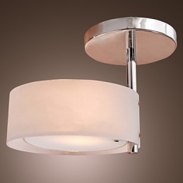 Lustre moderno e contemporâneo estilo mini metal cromado montagem embutida garagem