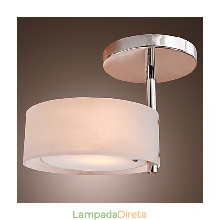 Lustre moderno e contemporâneo estilo mini metal cromado montagem embutida garagem Lustre moderno e contemporâneo estilo mini metal cromado montagem embutida garagem