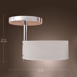 Lustre moderno e contemporâneo estilo mini metal cromado montagem embutida garagem