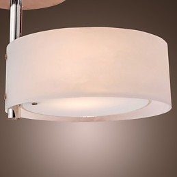 Lustre moderno e contemporâneo estilo mini metal cromado montagem embutida garagem