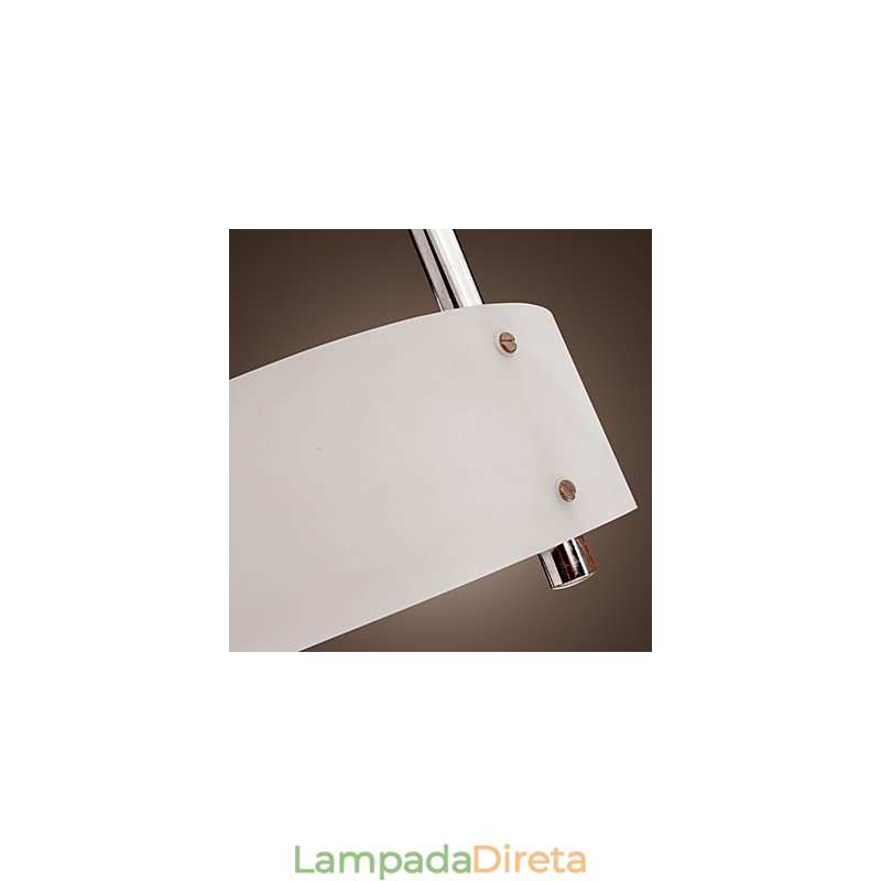 Lustre moderno e contemporâneo estilo mini metal cromado montagem embutida garagem