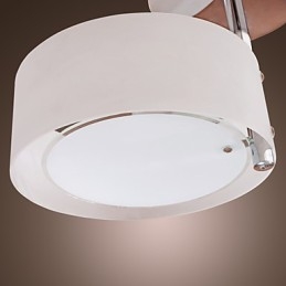 Lustre moderno e contemporâneo estilo mini metal cromado montagem embutida garagem