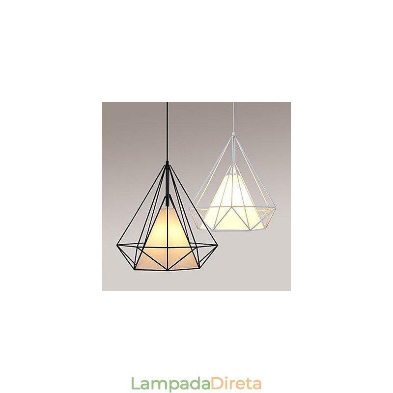 Originalidade Retro 1 Luz Pirâmide Luz