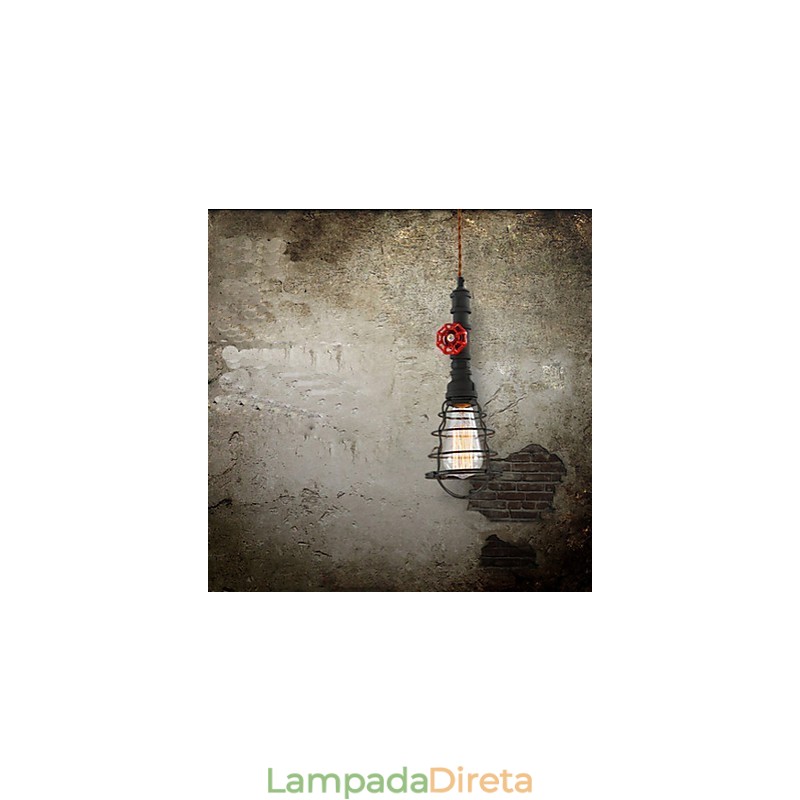 Luminária americana retrô Industrial Wind