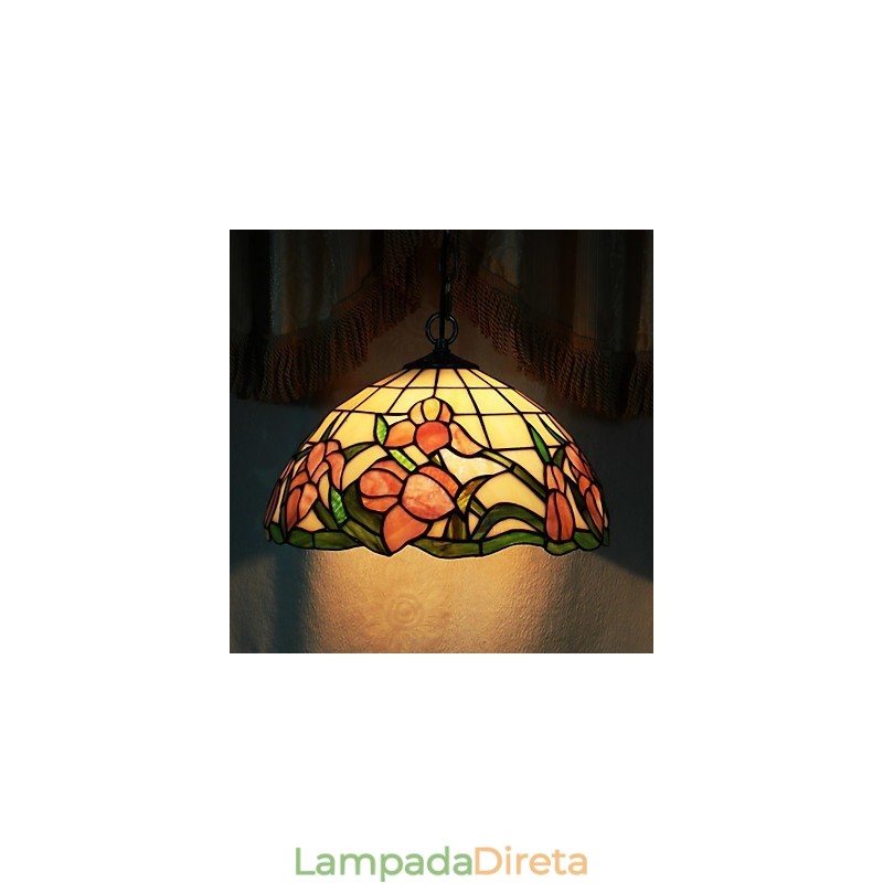 Luminária pendente estilo mini bowl bronze