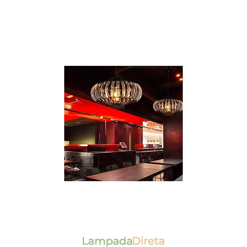 Lustre de Cristal Simples Lustre de Ferro Arte Criativa