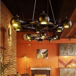 Lustre Vintage Ferro Criativo Industrial Vento Lustre