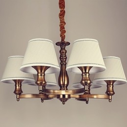 Lustre de metal galvanizado estilo vintage rústico Lodge Mini