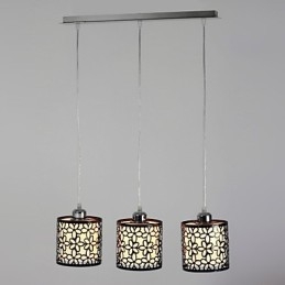 Luminária pendente de metal com pintura em estilo mini ilha contemporânea moderna