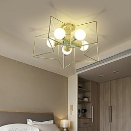 3W Vintage Country Pintura Metal Pendente Luz Garagem