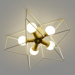 3W Vintage Country Pintura Metal Pendente Luz Garagem